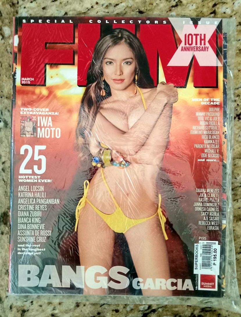 FHM PHILIPPINES magazine side cover  March 2010