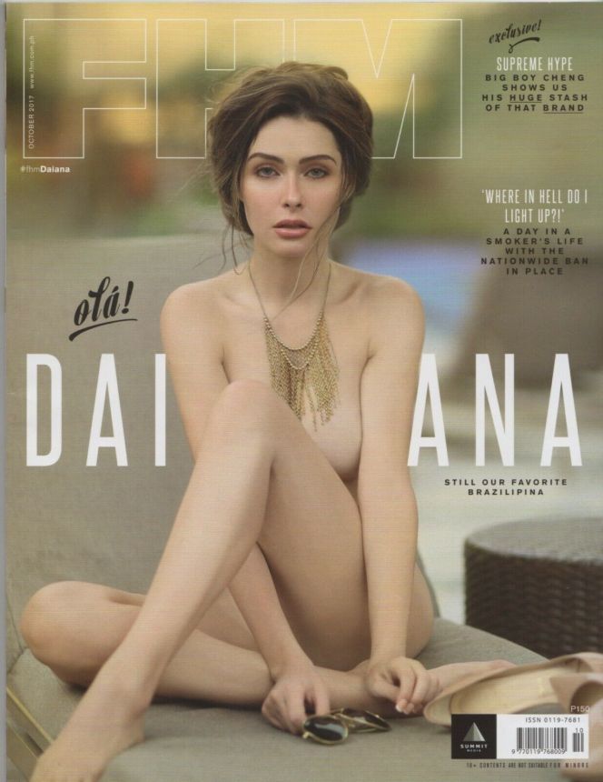 FHM PHILIPPINES magazine side cover  October 2017