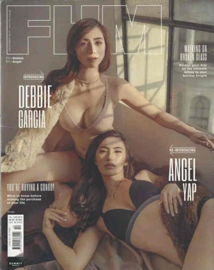 FHM PHILIPPINES magazine side cover  December 2017