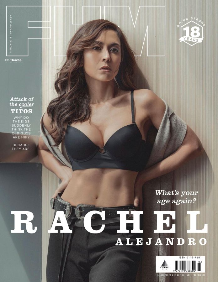 FHM PHILIPPINES magazine side cover  March 2018