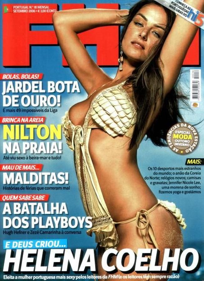 FHM PORTUGAL magazine side cover  September 2006