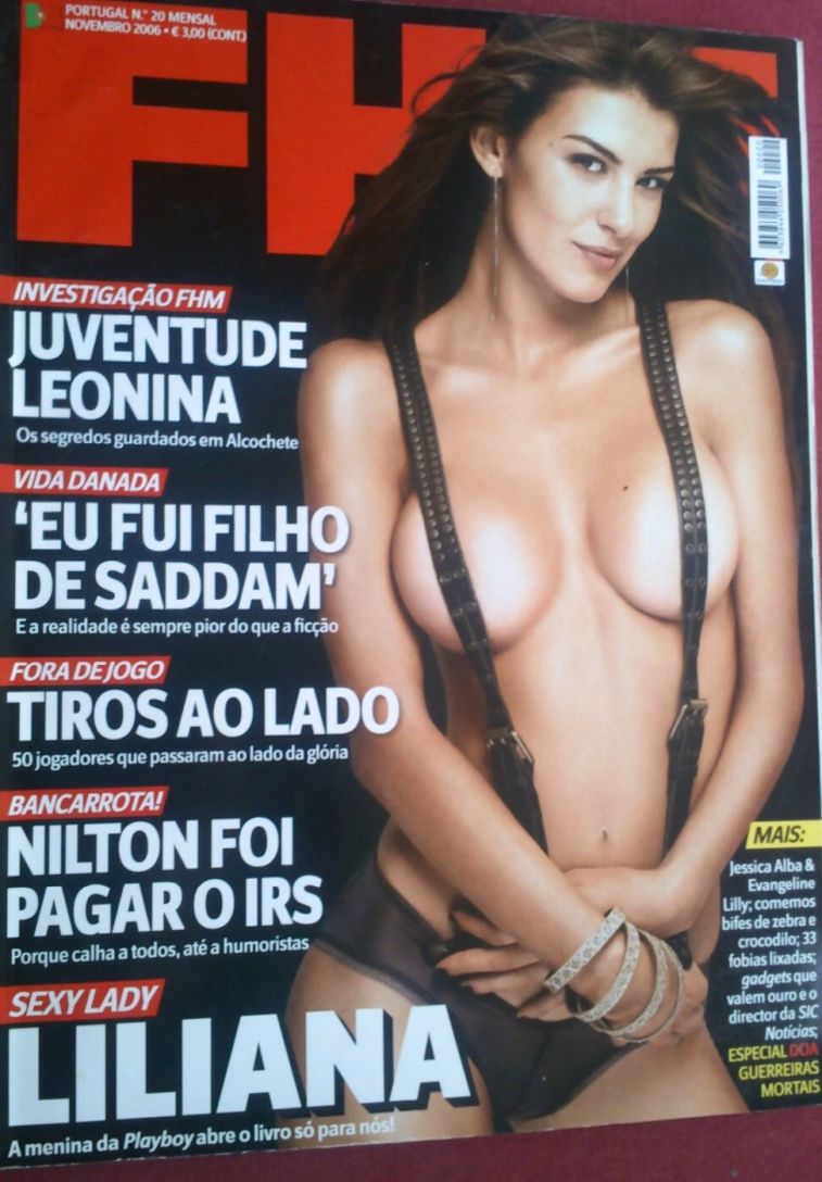FHM PORTUGAL magazine side cover  November 2006