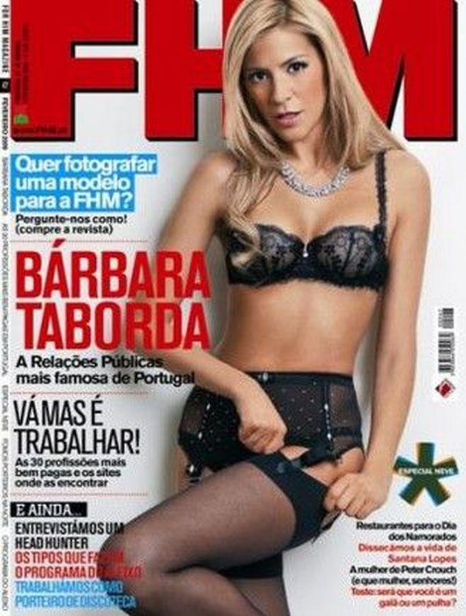 FHM PORTUGAL magazine side cover  February 2009