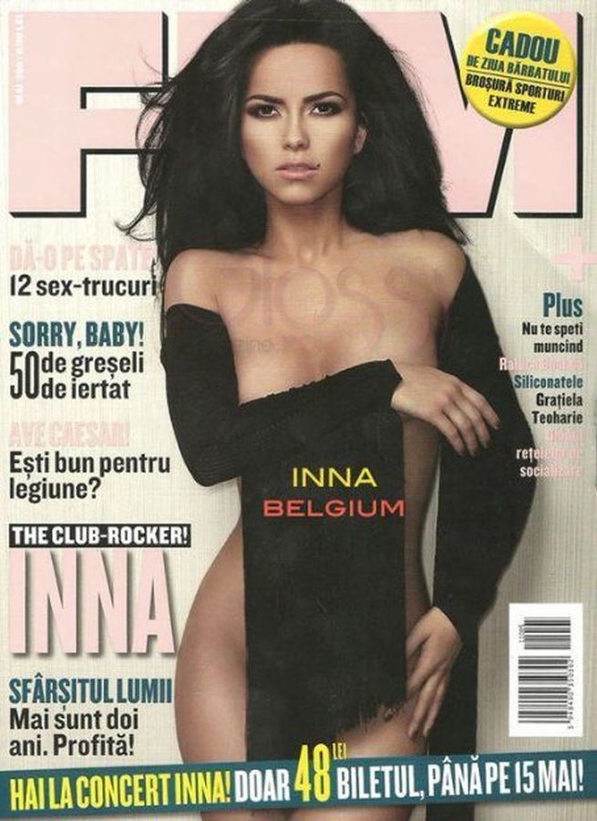 FHM ROMANIA magazine side cover  May 2011