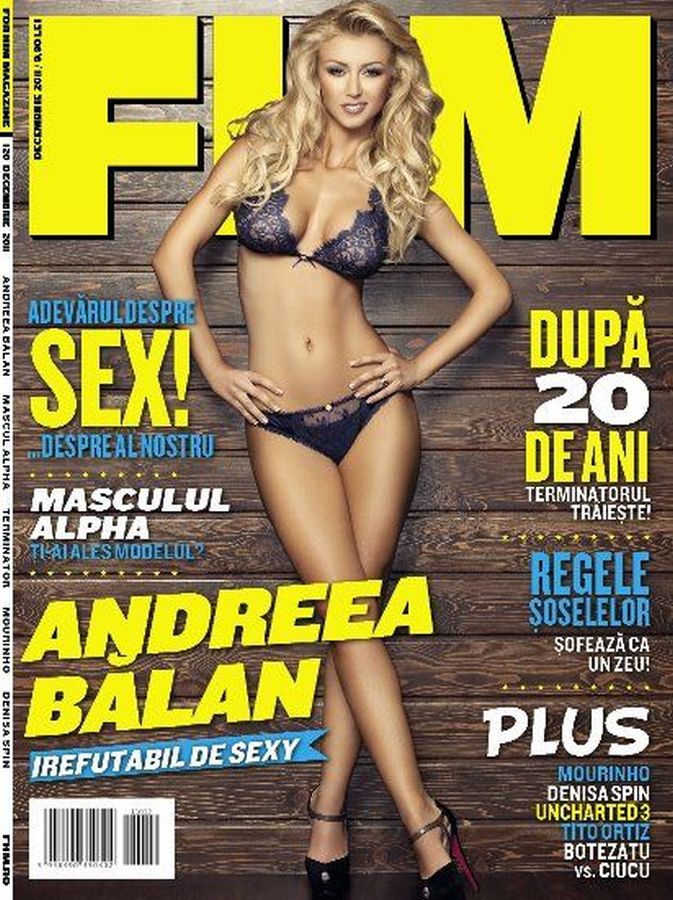 FHM ROMANIA magazine side cover  December 2011