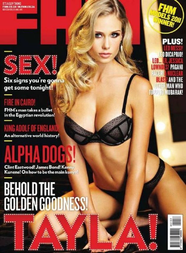 FHM SOUTH AFRICA magazine side cover  May 2011