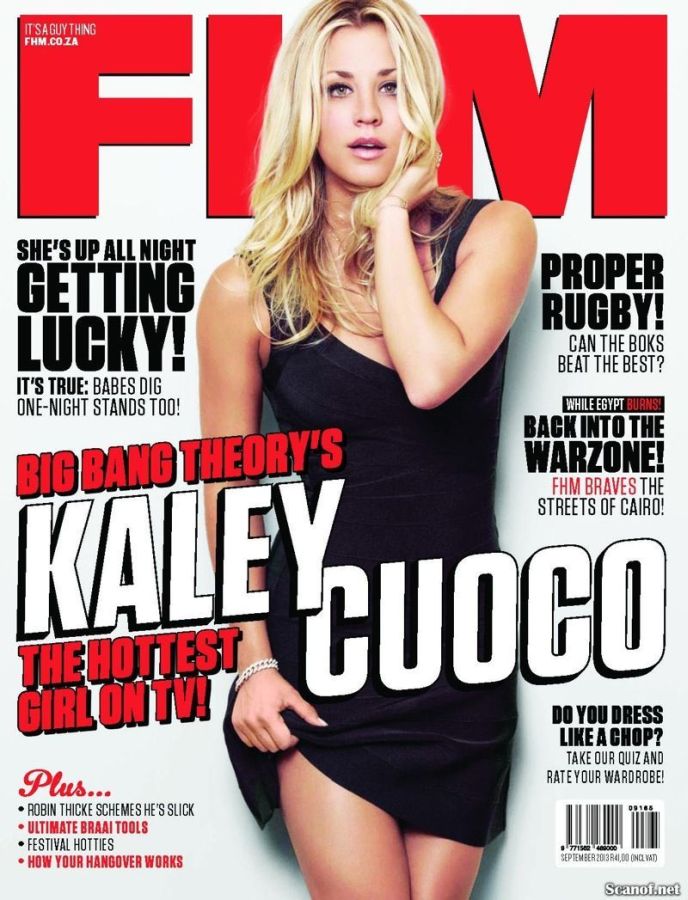 FHM SOUTH AFRICA magazine side cover  September 2013