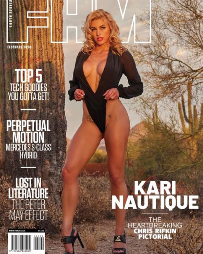 FHM SOUTH AFRICA magazine side cover  February 2023