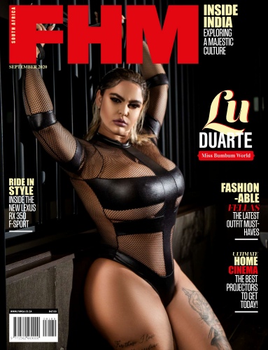 FHM SOUTH AFRICA magazine side cover  September 2020