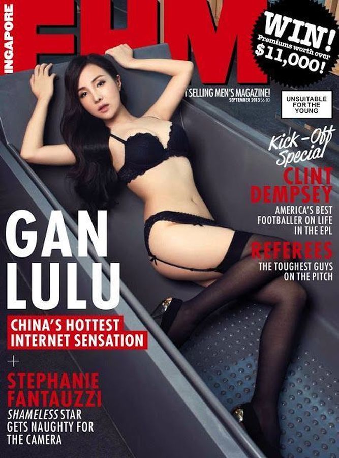 FHM SINGAPORE magazine side cover  September 2013