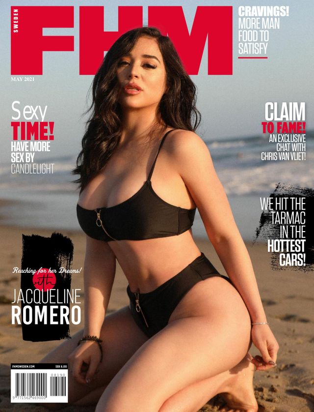 FHM SWEDEN magazine side cover  May 2021