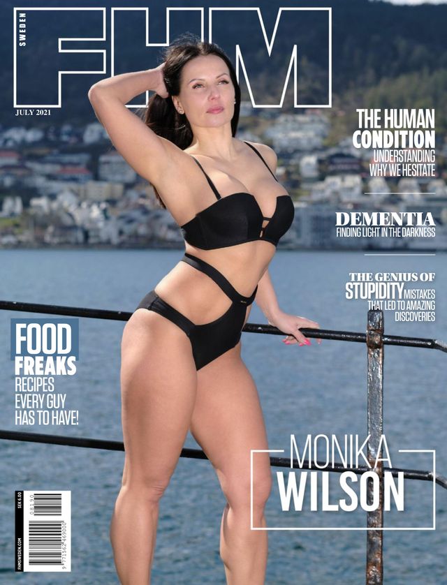 FHM SWEDEN magazine side cover  July 2021