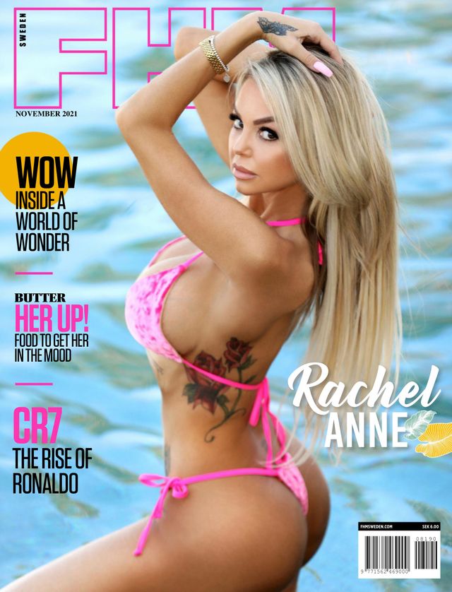 FHM SWEDEN magazine side cover  November 2021