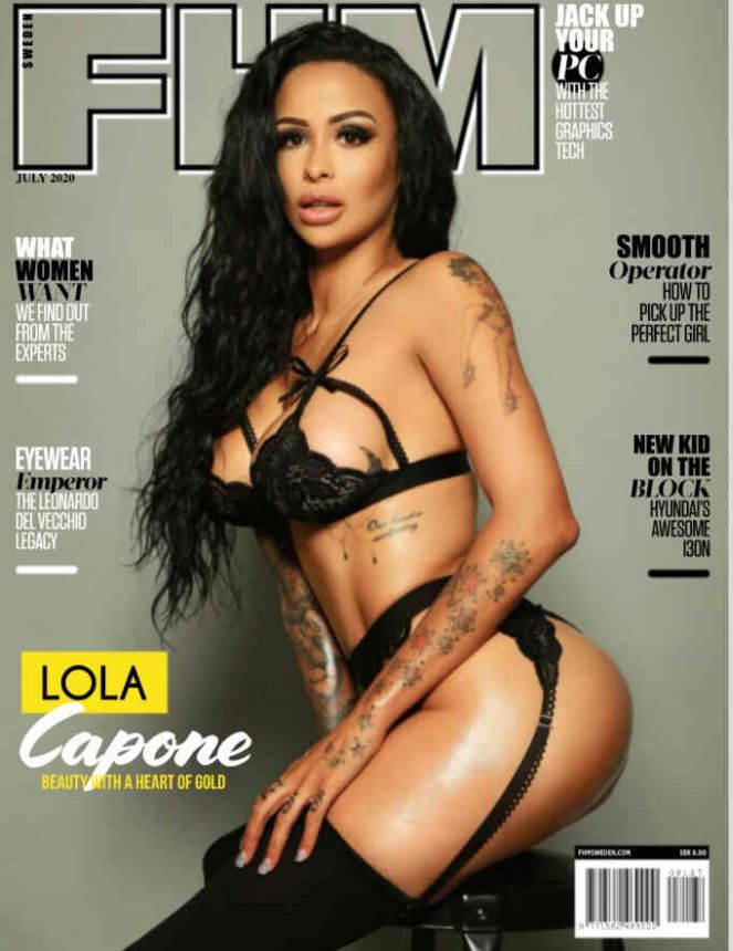 FHM SWEDEN magazine side cover  July 2020