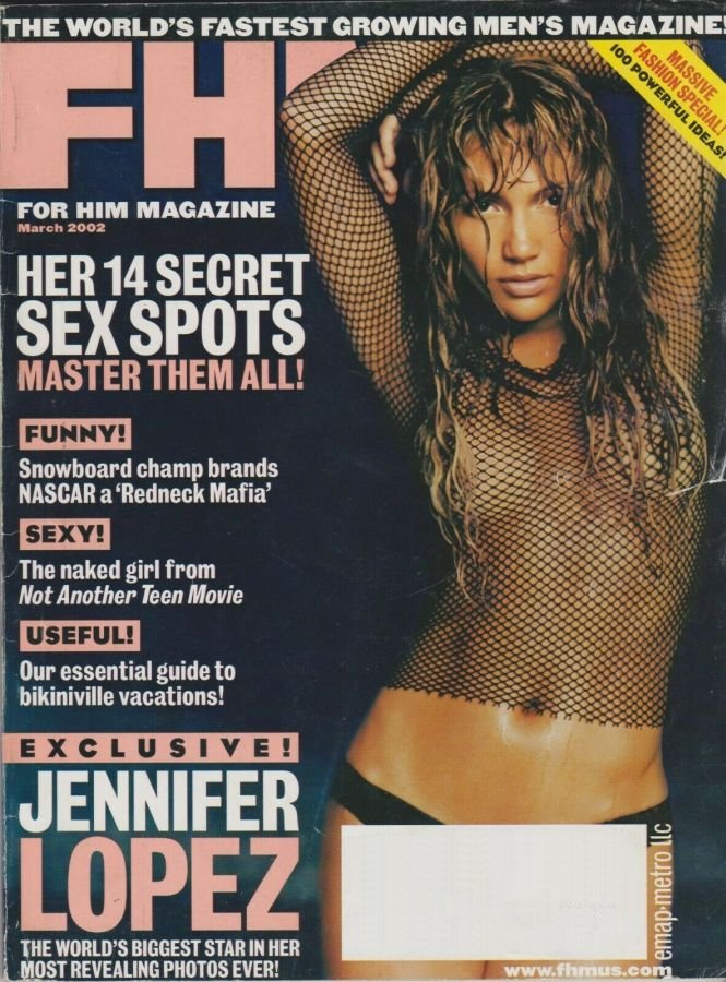 FHM USA magazine side cover Issue 19  March 2002