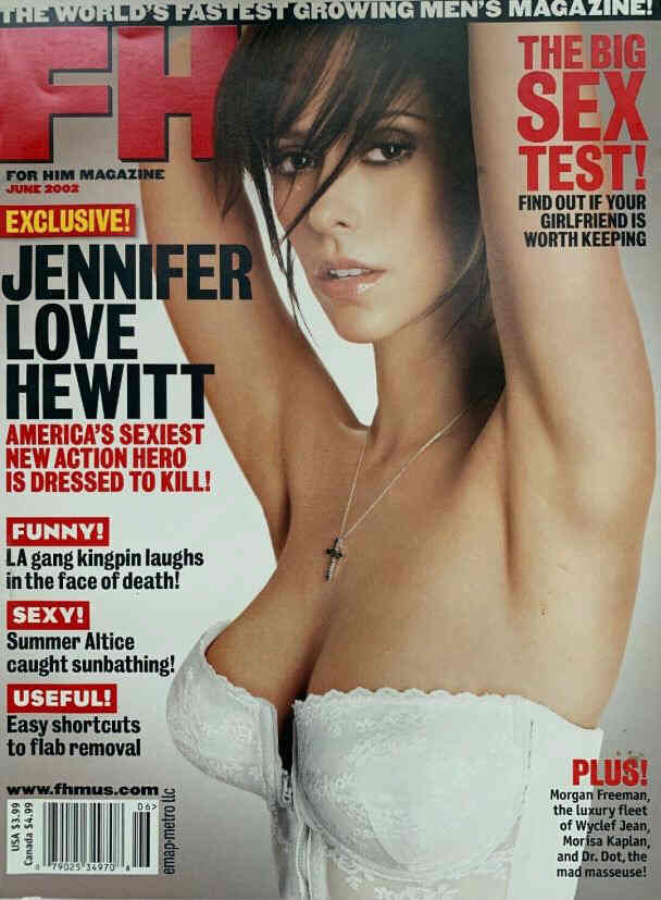 FHM USA magazine side cover Issue 22  June 2002