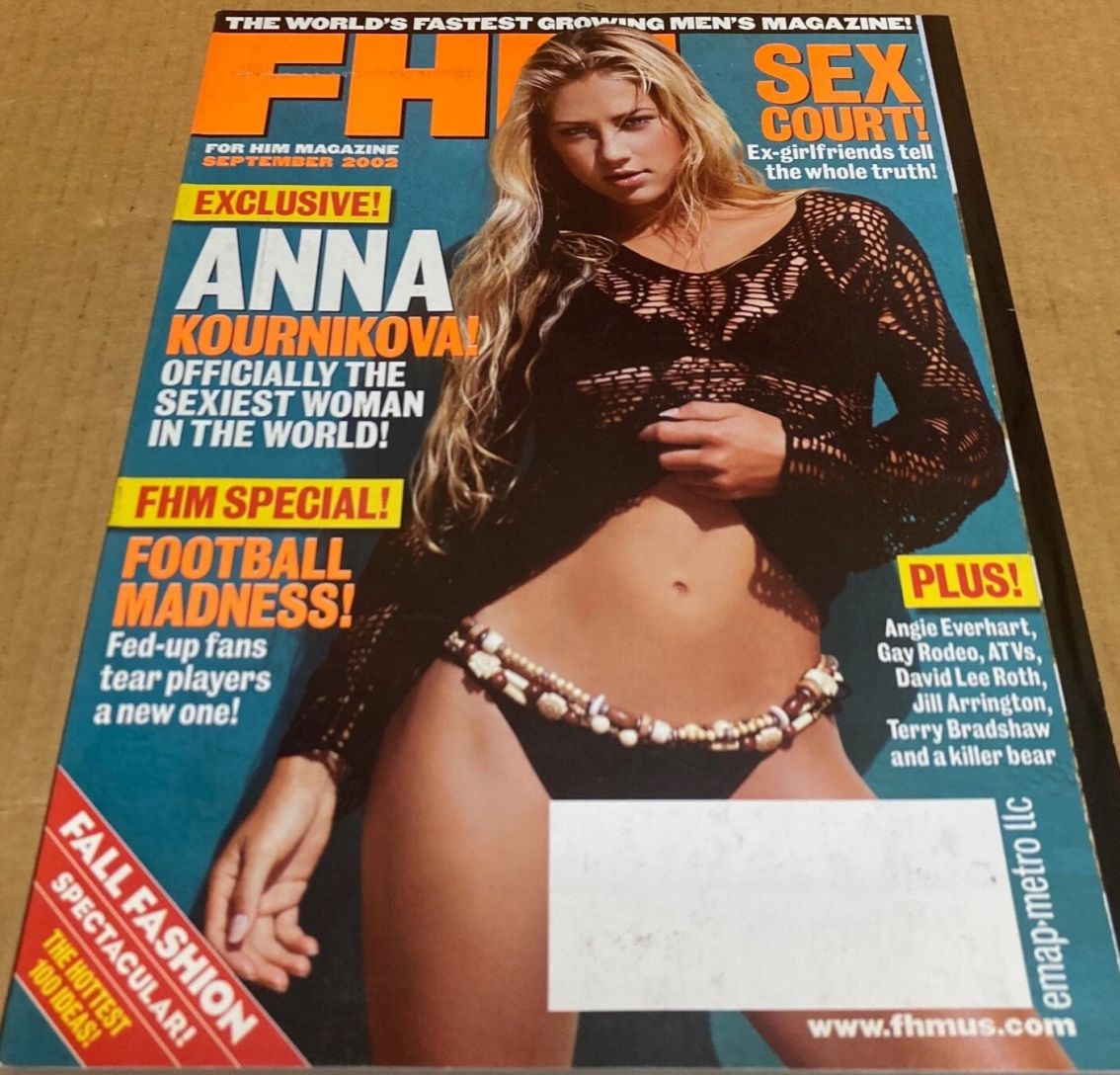 FHM USA magazine side cover Issue 25  September 2002