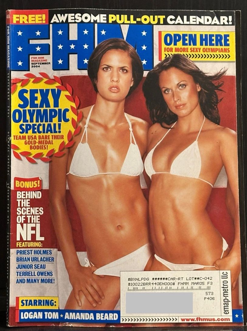 FHM USA magazine side cover Issue 48  September 2004