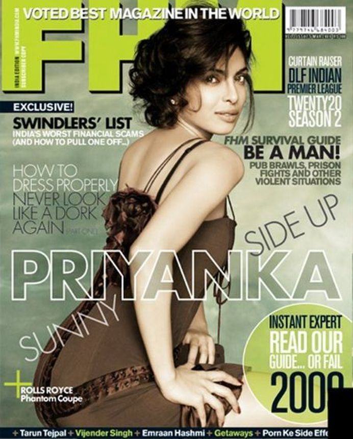 FHM USA magazine side cover  March 2009