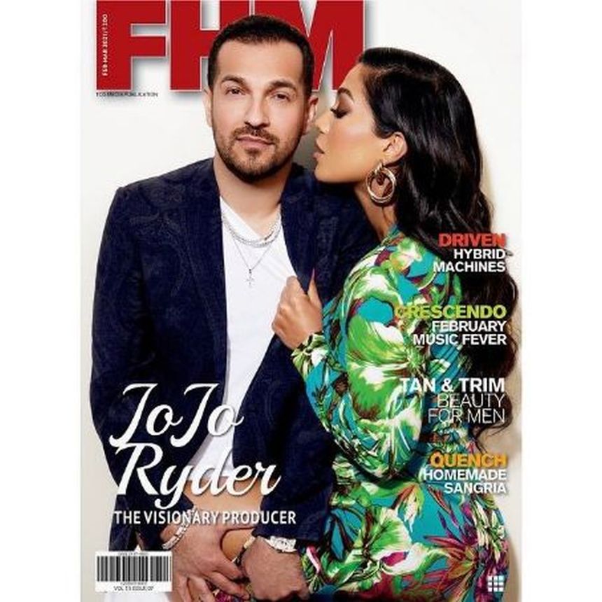 FHM USA magazine side cover  February 2021