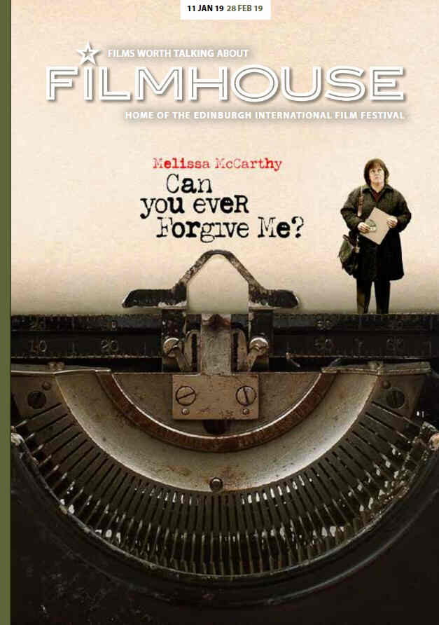 FILMHOUSE magazine side cover  January/February 2019
