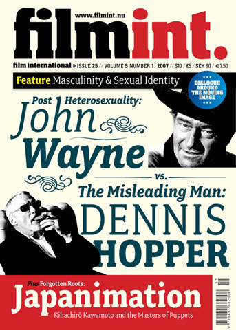 FILM INTERNATIONAL (Sweden) magazine side cover Issue 25 January/February 2007