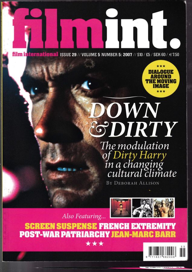 FILM INTERNATIONAL (Sweden) magazine side cover Issue 29 September/October 2007