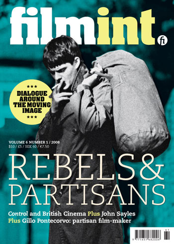 FILM INTERNATIONAL (Sweden) magazine side cover Issue 31 January/February 2008
