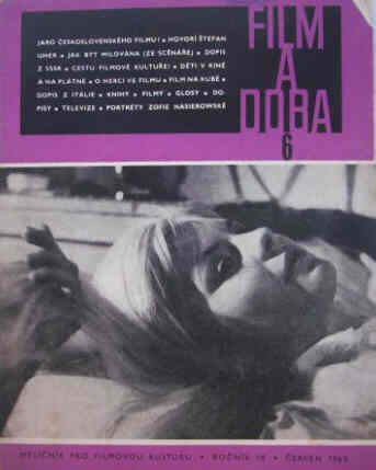 FILM A DOBA magazine side cover Issue 6  1963