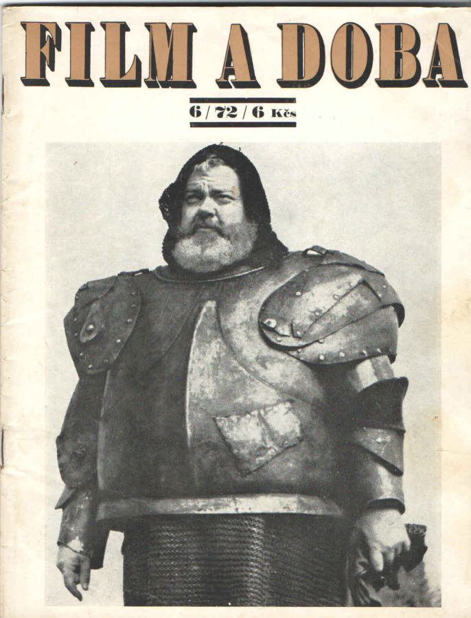 FILM A DOBA magazine side cover Issue 6  1972