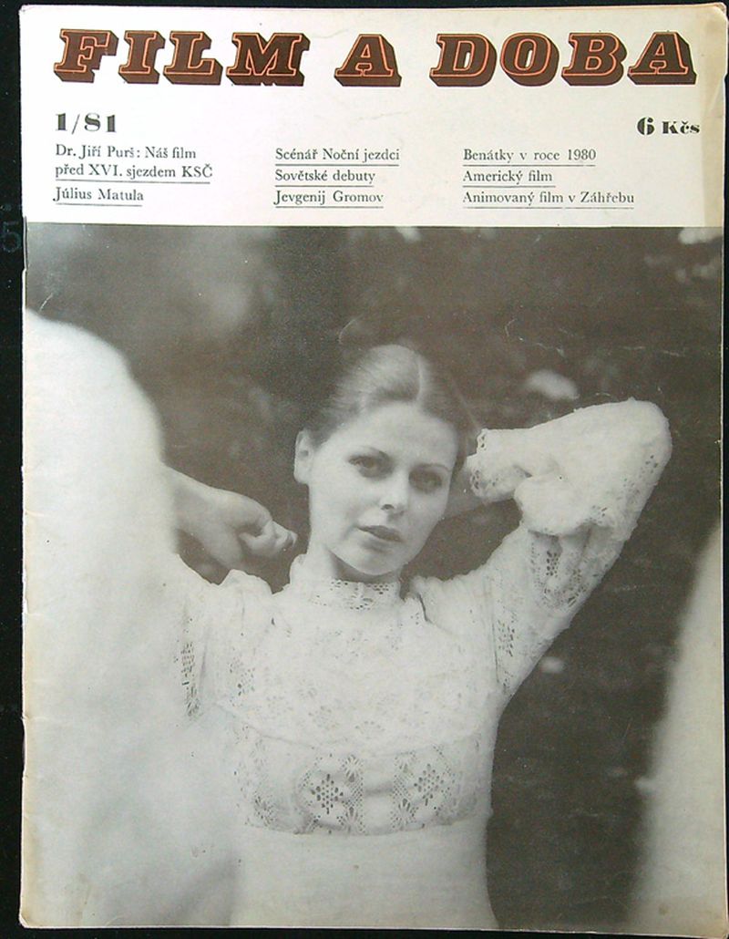 FILM A DOBA magazine side cover Issue 1  1981