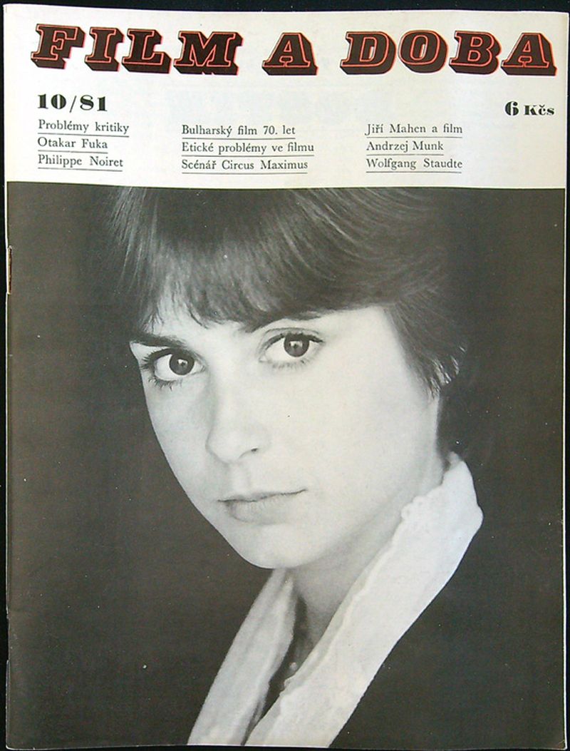 FILM A DOBA magazine side cover Issue 10   1981