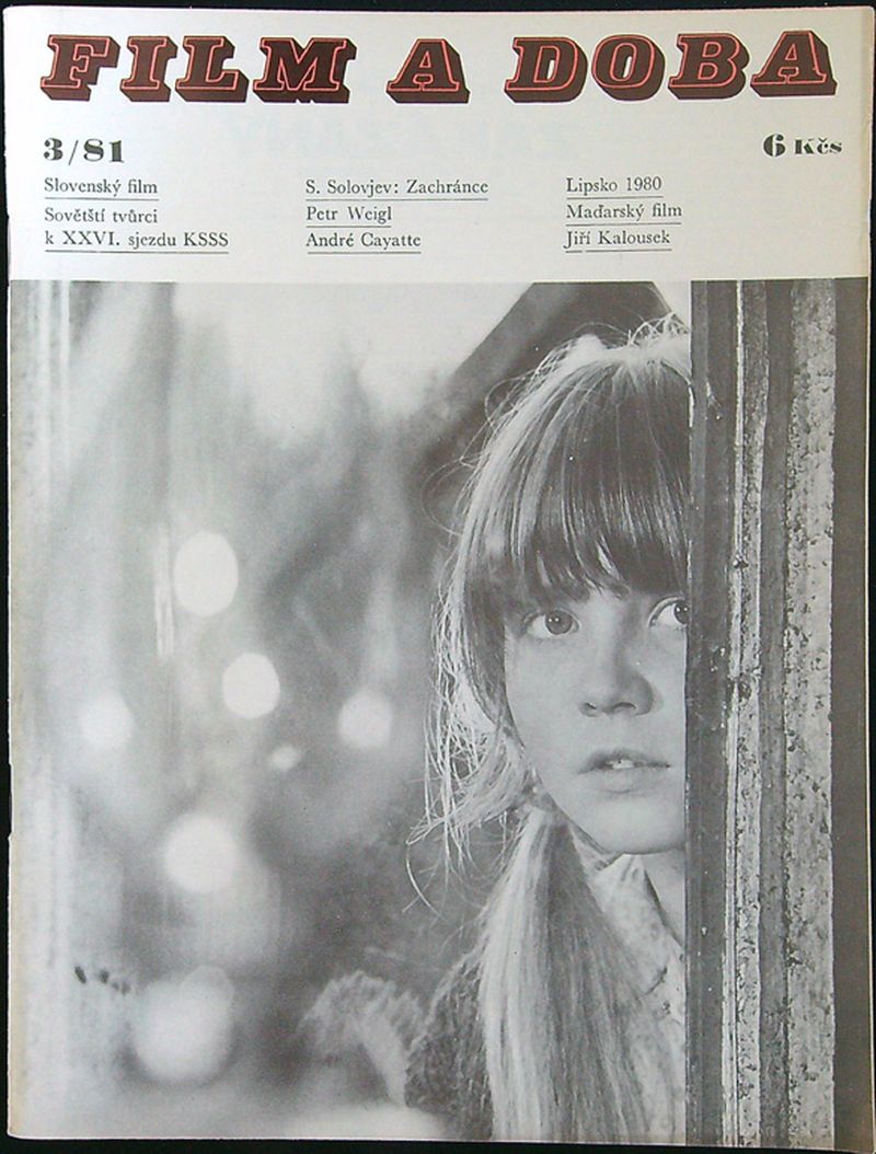 FILM A DOBA magazine side cover Issue 3   1981
