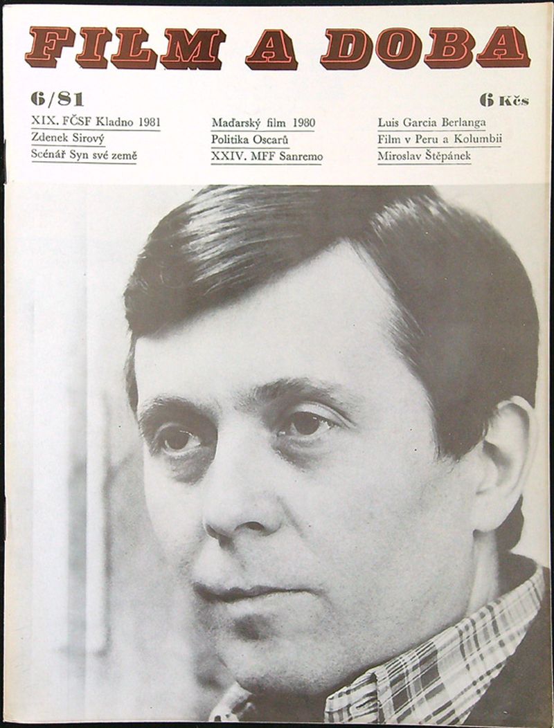 FILM A DOBA magazine side cover Issue 6   1981