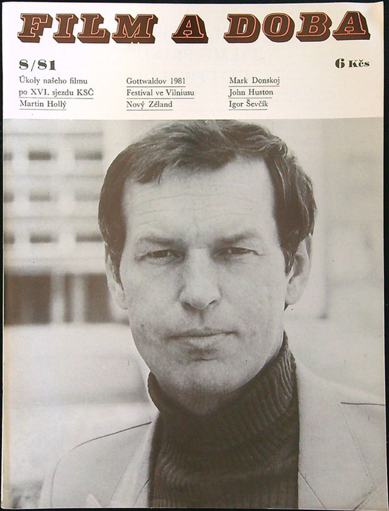 FILM A DOBA magazine side cover Issue 8   1981