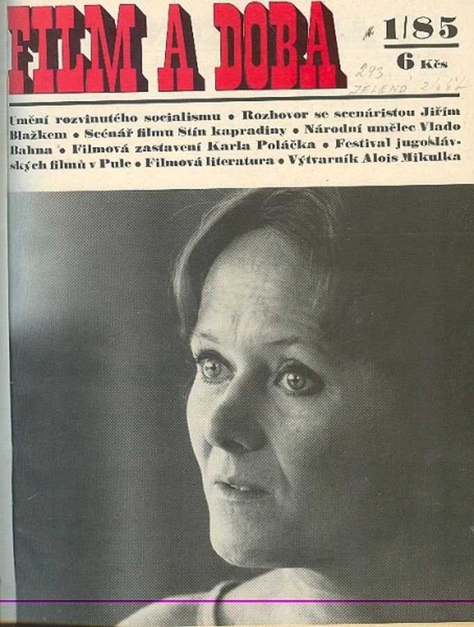 FILM A DOBA magazine side cover Issue 1  1985