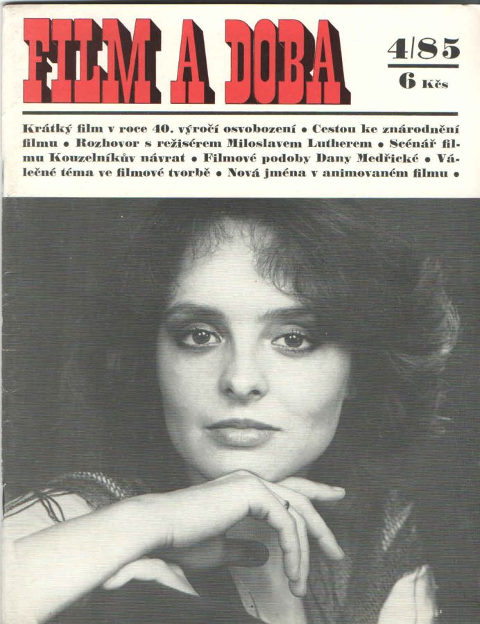 FILM A DOBA magazine side cover Issue 4  1985