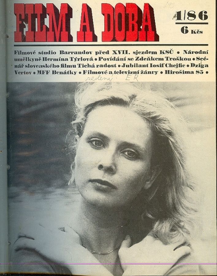 FILM A DOBA magazine side cover Issue 1  1986