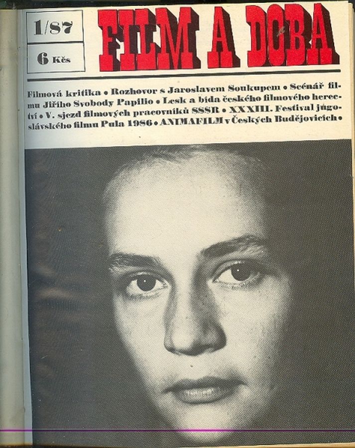 FILM A DOBA magazine side cover Issue 1  1987