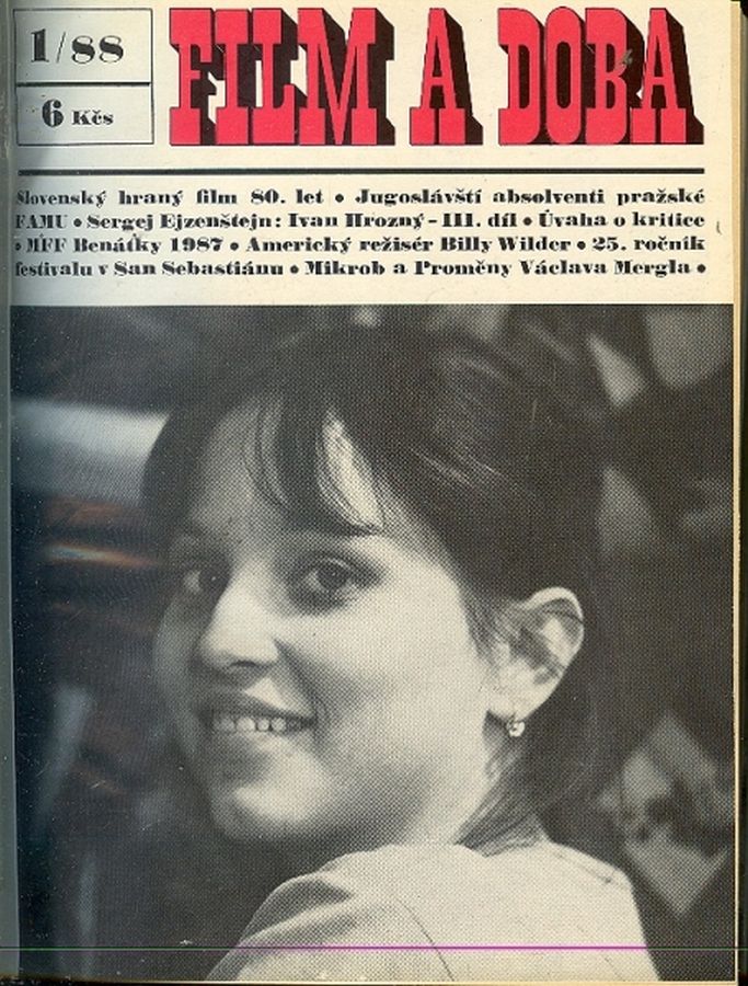 FILM A DOBA magazine side cover Issue 1  1988