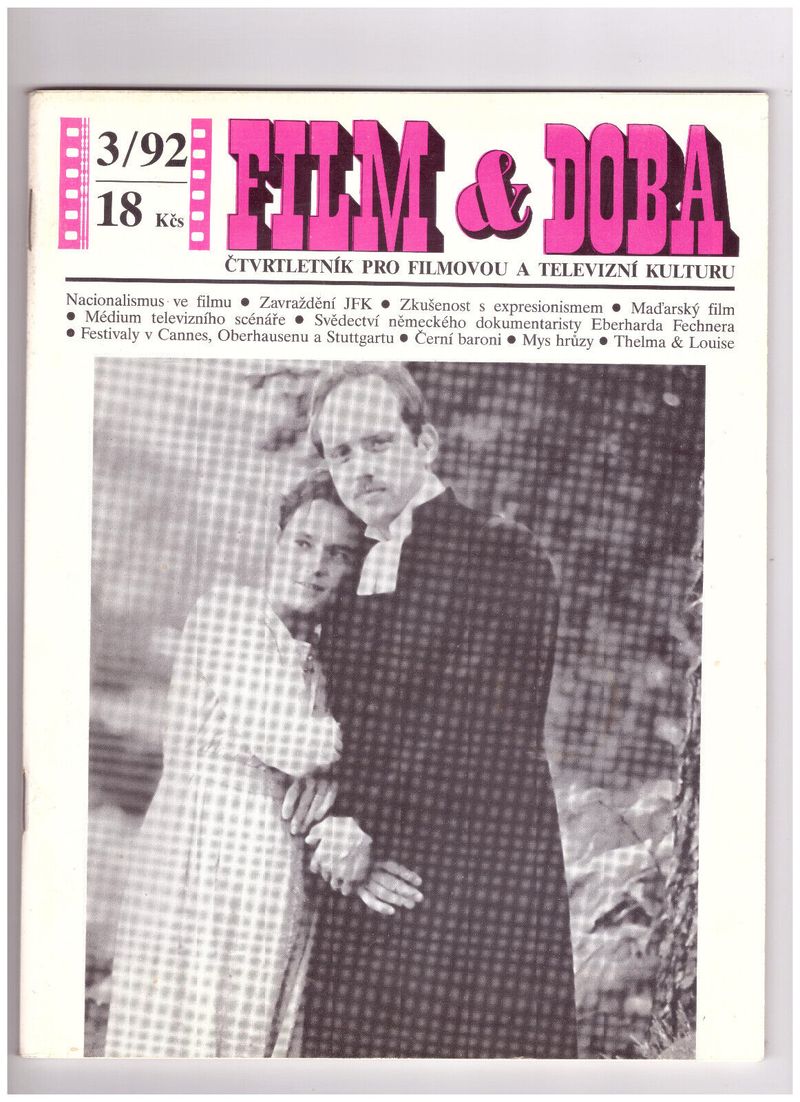 FILM A DOBA magazine side cover Issue 3   1992