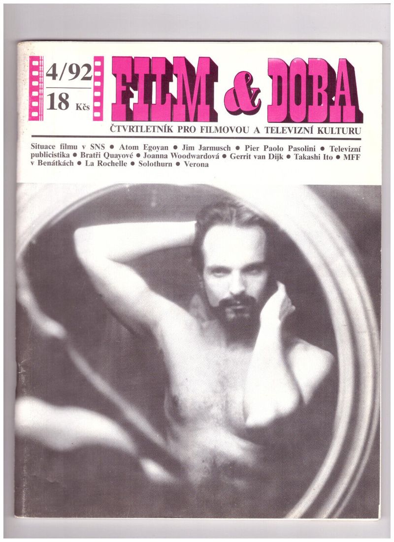 FILM A DOBA magazine side cover Issue 4   1992