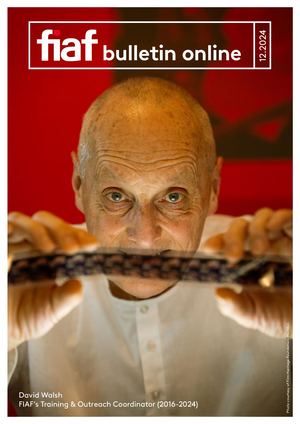 FIAF BULLETIN magazine side cover Issue 28  December 2024
