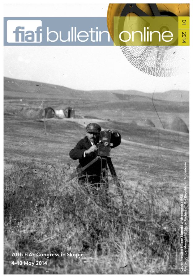FIAF BULLETIN magazine side cover Issue 6 January 2014