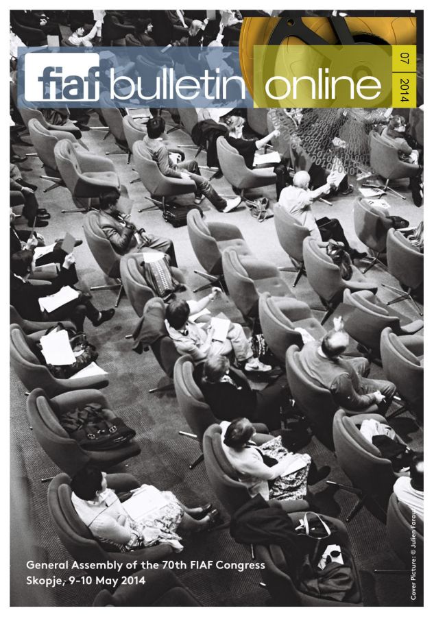 FIAF BULLETIN magazine side cover Issue 7 July 2014