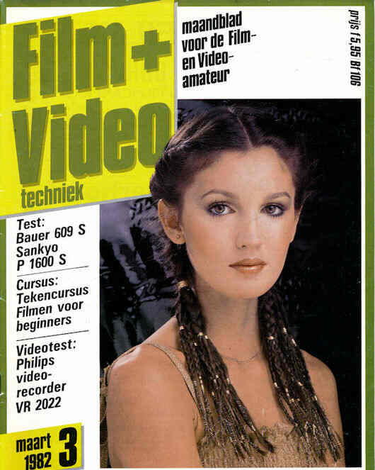 FILM AND VIDEO (NL) magazine side cover March 1982
