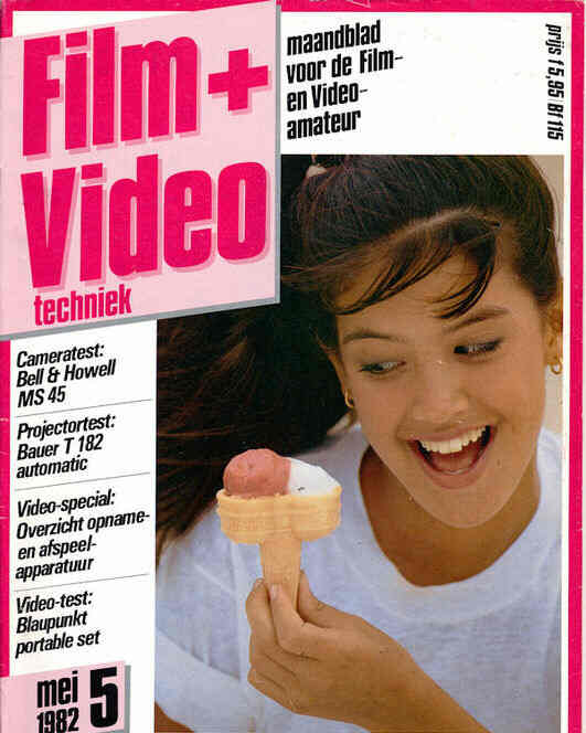 FILM AND VIDEO (NL) magazine side cover May 1982