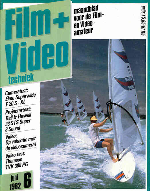 FILM AND VIDEO (NL) magazine side cover June 1982