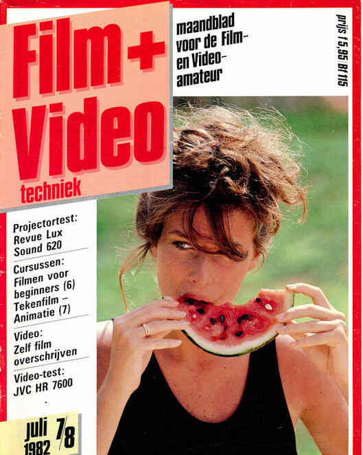 FILM AND VIDEO (NL) magazine side cover July/August 1982