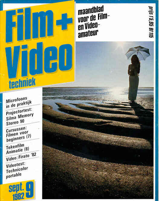 FILM AND VIDEO (NL) magazine side cover September 1982